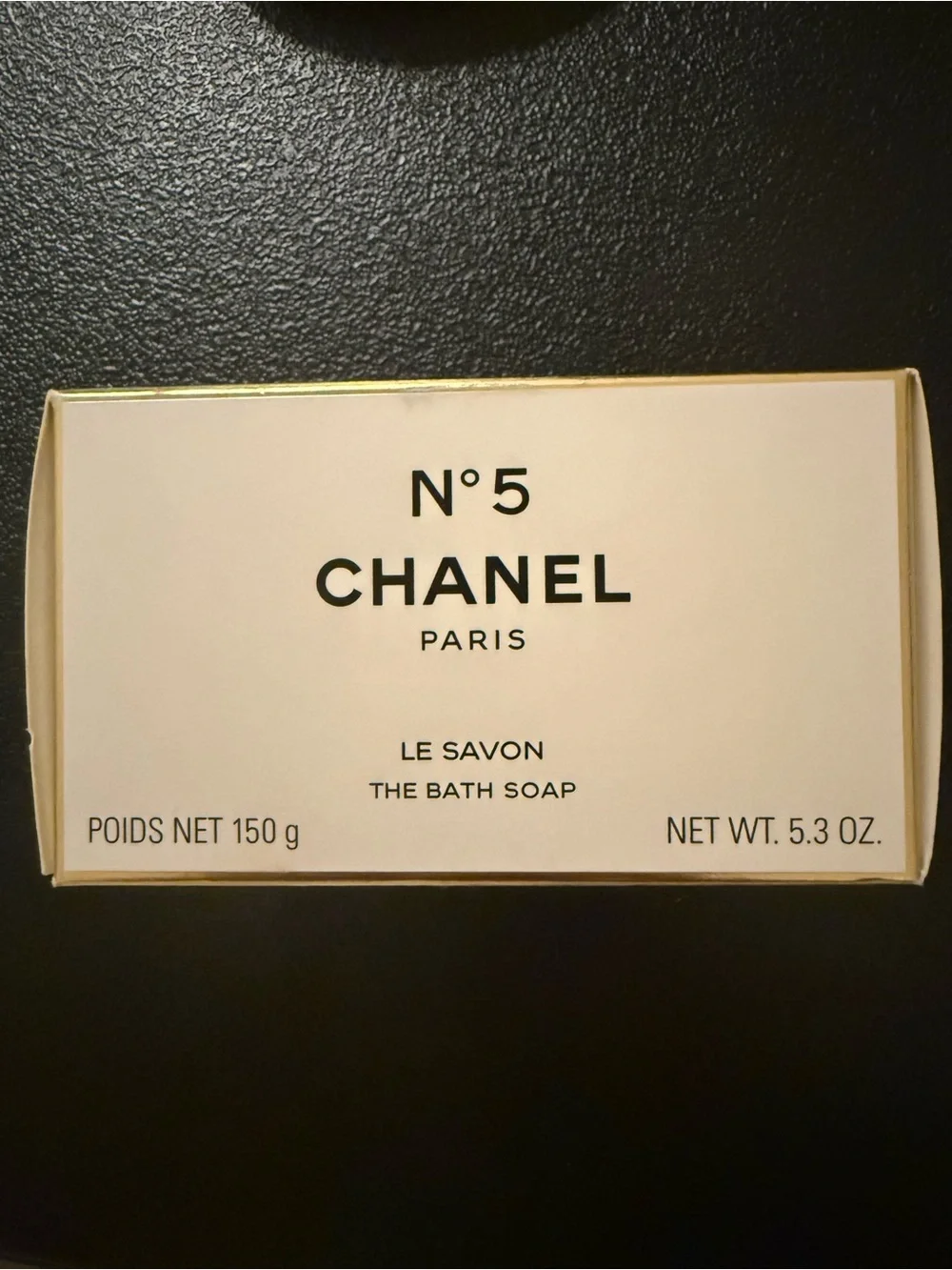 CHANEL N°5 Le Savon Bath Soap - Cream and Black Box